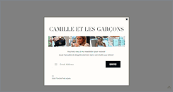 Desktop Screenshot of camilleetlesgarcons.com